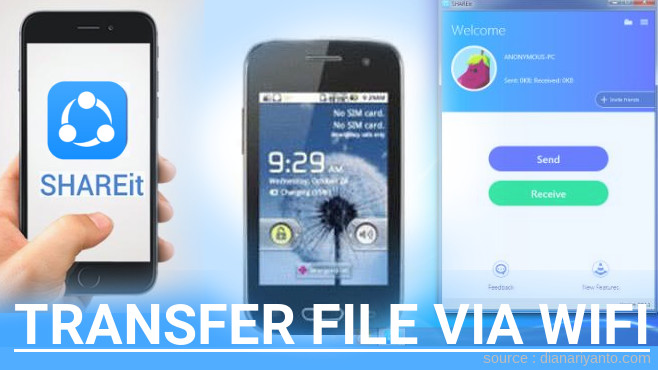 Mudahnya Transfer File via Wifi di Pixcom Andro Fone Menggunakan ShareIt Versi Baru