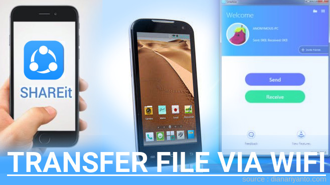 Cara Transfer File via Wifi di Pixcom G Note Menggunakan ShareIt Versi Baru