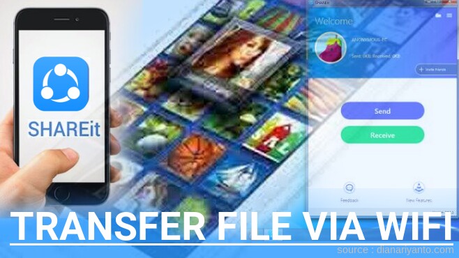 Tips Transfer File via Wifi di PIXCOM GNote Dual Core Menggunakan ShareIt Terbaru