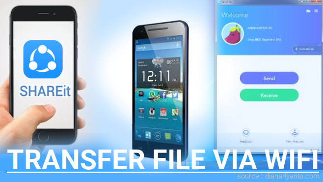 Tips Transfer File via Wifi di Pixcom Odyssey Menggunakan ShareIt Versi Baru