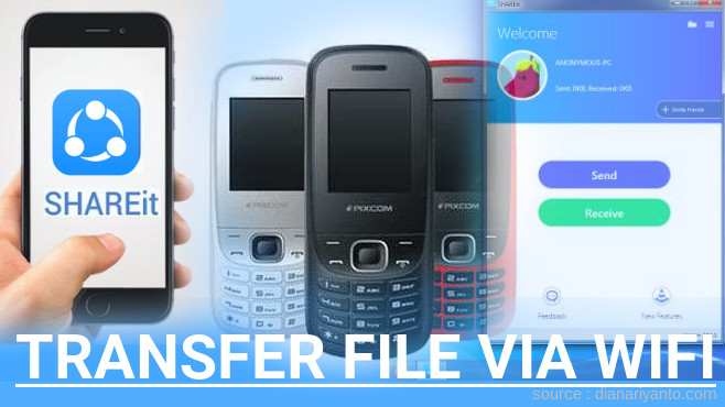 Mudahnya Transfer File via Wifi di Pixcom PG 20 nano Menggunakan ShareIt Terbaru